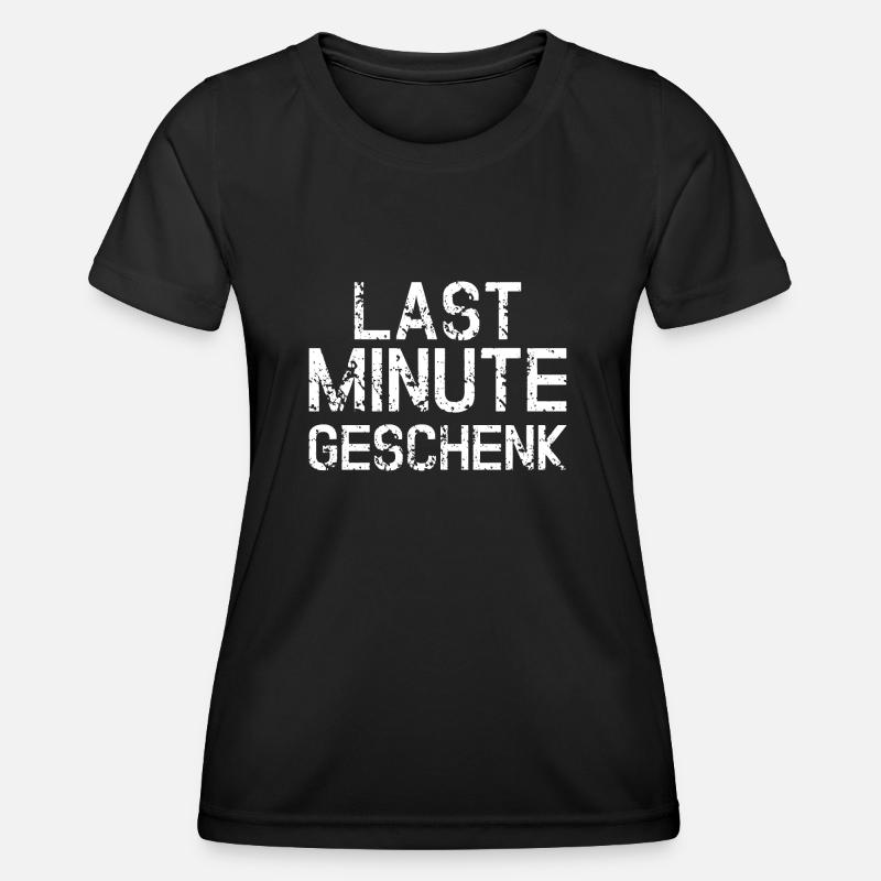 Last Minute Gift - Women's Functional T-Shirt - black