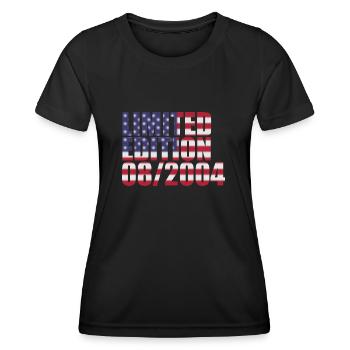 20th Anniversary Limited Edition United States 08/2004 - Women's Functional T-Shirt - black - Front - AI Model Female 172 light (172cm)