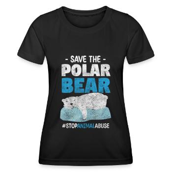Tierschützer Aktivist Tierliebhaber Tierheim - Frauen Funktions-T-Shirt - Schwarz - Vorne - AI Model Female 172 light (172cm)