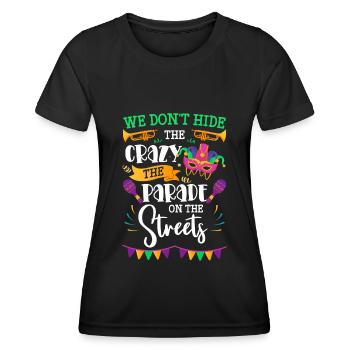 Party New Orleans Chains Music - T-shirt sport Femme - noir - Devant - AI Model Female 172 light (172cm)