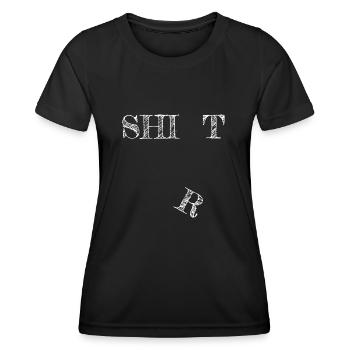 T-Shirt - Frauen Funktions-T-Shirt - Schwarz - Vorne - AI Model Female 172 light (172cm)