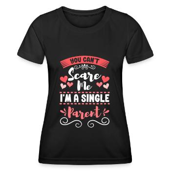 Elternteil Kind Vatertag Verantwortung - Frauen Funktions-T-Shirt - Schwarz - Vorne - AI Model Female 172 light (172cm)