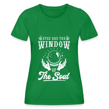 Rêver, souhaiter le bonheur - T-shirt sport Femme - vert - Devant - AI Model Female 172 dark (172cm)