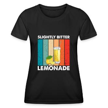 Limonade Limonade Limonade Limonade Stand Design - T-shirt sport Femme - noir - Devant - AI Model Female 172 light (172cm)
