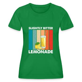 Lemonade Zitrone Limonade Limonaden Stand Design - Frauen Funktions-T-Shirt - Kelly Green - Vorne - AI Model Female 172 dark (172cm)