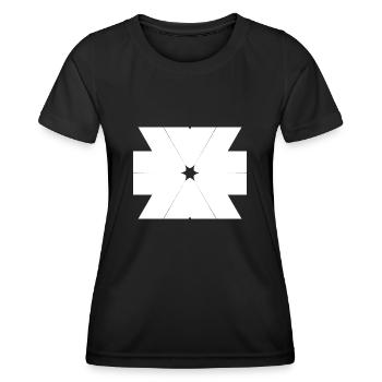 | patterns Star | Symbol - Women's Functional T-Shirt - black - Front - AI Model Female 172 light (172cm)