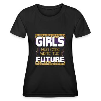 Programmierer Für Entwickler Entwickler - Frauen Funktions-T-Shirt - Schwarz - Vorne - AI Model Female 172 light (172cm)