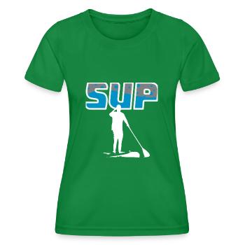 SOUPER - T-shirt sport Femme - vert - Devant - AI Model Female 172 dark (172cm)