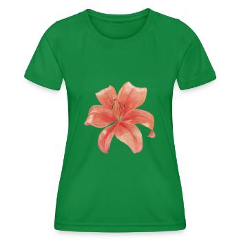 lily - Women's Functional T-Shirt - kelly green - Front - AI Model Female 172 dark (172cm)
