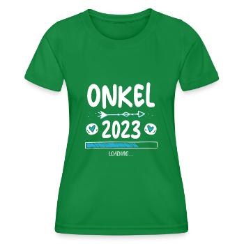 Onkel 2023 Loading - Frauen Funktions-T-Shirt - Kelly Green - Vorne - AI Model Female 172 dark (172cm)