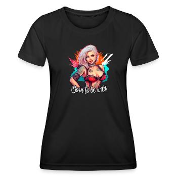 Punk Girl - Women's Functional T-Shirt - black - Front - AI Model Female 172 light (172cm)