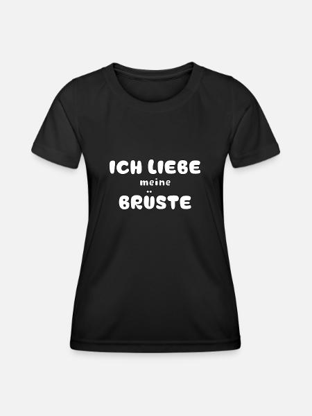 meine Brüste - Frauen Funktions-T-Shirt - Schwarz