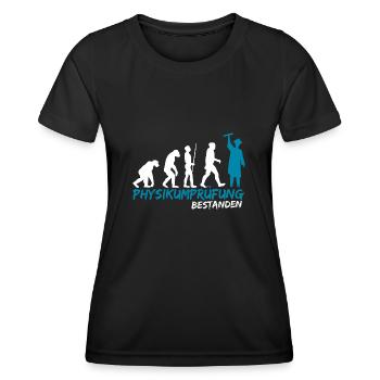 Physikum Medizin Prüfung bestanden Student - Frauen Funktions-T-Shirt - Schwarz - Vorne - AI Model Female 172 light (172cm)