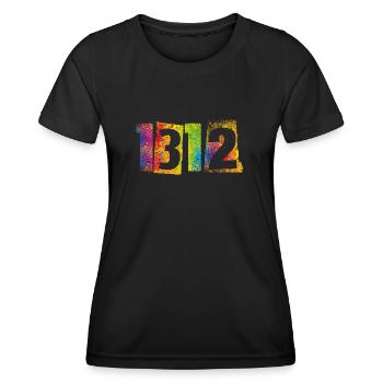 ACAB 1312 - Women's Functional T-Shirt - black - Front - AI Model Female 172 light (172cm)