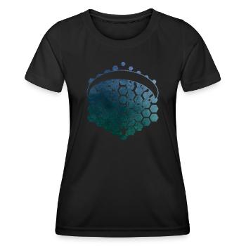 Parapente Parapente Parapente - T-shirt sport Femme - noir - Devant - AI Model Female 172 light (172cm)