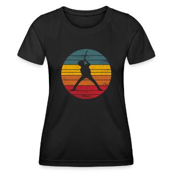 Phil Lynott Thin Lizzy - Frauen Funktions-T-Shirt - Schwarz - Vorne - AI Model Female 172 light (172cm)