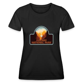 KAKADU NATIONAL PARK - Women's Functional T-Shirt - black - Front - AI Model Female 172 light (172cm)