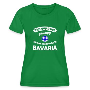 Patrie bavaroise - T-shirt sport Femme - vert - Devant - AI Model Female 172 dark (172cm)