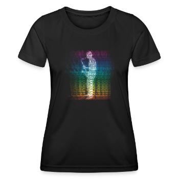 Music Jazz Saxophonist - Women's Functional T-Shirt - black - Front - AI Model Female 172 light (172cm)