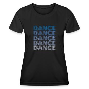 Dance Vintage - Women's Functional T-Shirt - black - Front - AI Model Female 172 light (172cm)