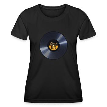 1973 Musique - T-shirt sport Femme - noir - Devant - AI Model Female 172 light (172cm)