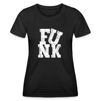 Funk Funky Vintage - Women's Functional T-Shirt - black - Front - AI Model Female 172 light (172cm)