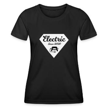 Die elektrische Revolution - Frauen Funktions-T-Shirt - Schwarz - Vorne - AI Model Female 172 light (172cm)