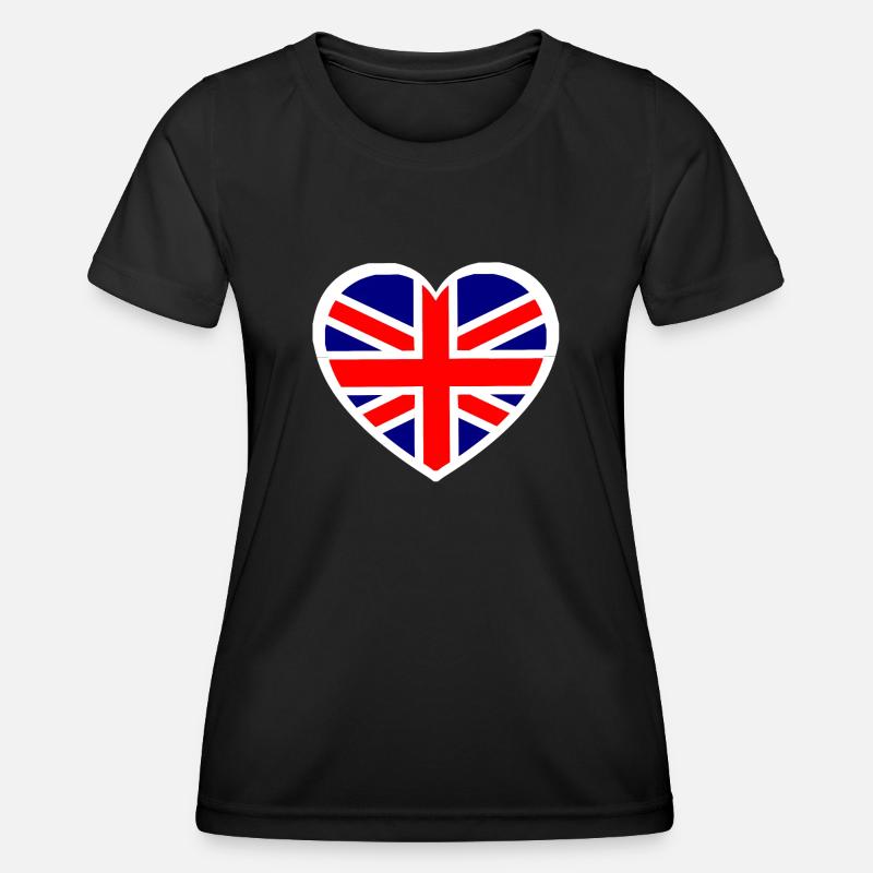 The British Heart - Women's Functional T-Shirt - black