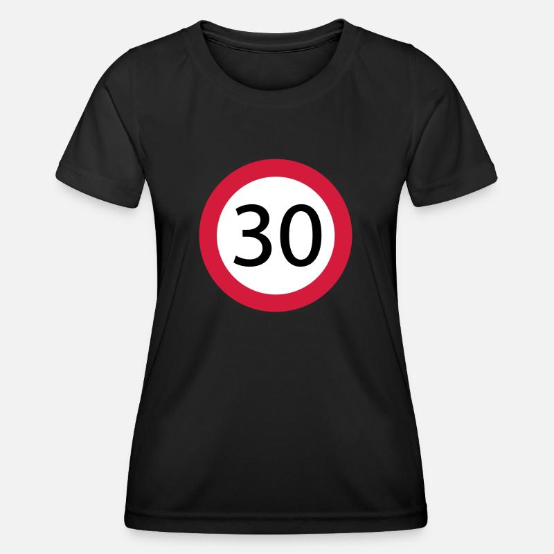 30 - Women's Functional T-Shirt - black