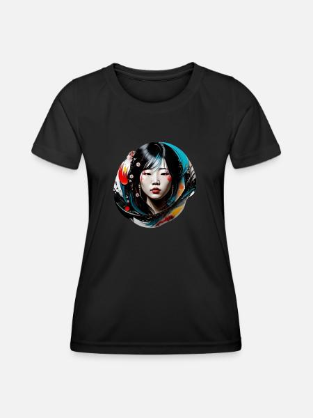 Japanese - Women's Functional T-Shirt - black