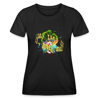 Bali - Indonesien - Frauen Funktions-T-Shirt - Schwarz - Vorne - AI Model Female 172 light (172cm)
