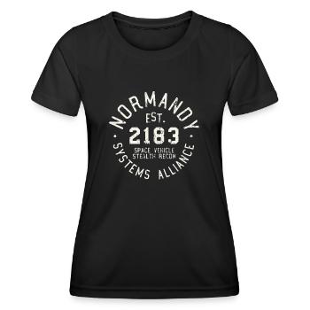 SSV Normandy Athletic - Women's Functional T-Shirt - black - Front - AI Model Female 172 light (172cm)