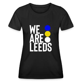 Leeds - T-shirt sport Femme - noir - Devant - AI Model Female 172 light (172cm)
