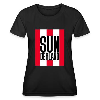 Sunderland - T-shirt sport Femme - noir - Devant - AI Model Female 172 light (172cm)