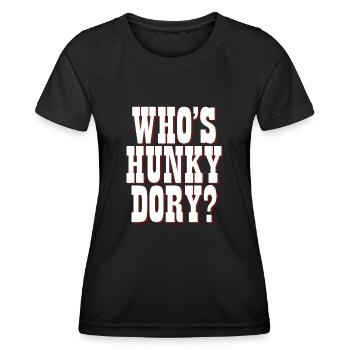 Funky fabulous slogan tee - Women's Functional T-Shirt - black - Front - AI Model Female 172 light (172cm)