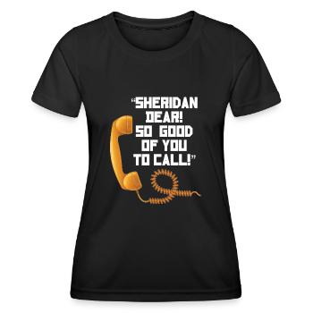 Hyazinthen-Eimer - Frauen Funktions-T-Shirt - Schwarz - Vorne - AI Model Female 172 light (172cm)