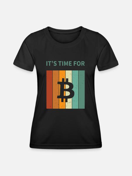 Bitcoin - Women's Functional T-Shirt - black