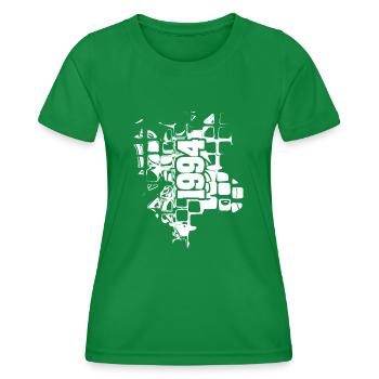 1994 - Frauen Funktions-T-Shirt - Kelly Green - Vorne - AI Model Female 172 dark (172cm)