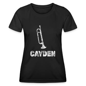 Brass Band Cayden - Women's Functional T-Shirt - black - Front - AI Model Female 172 light (172cm)