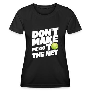 Padel Padel Player Padeltennis Paddle Padel Trainer - Women's Functional T-Shirt - black - Front - AI Model Female 172 light (172cm)