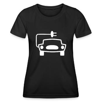 Voitures électriques - T-shirt sport Femme - noir - Devant - AI Model Female 172 light (172cm)