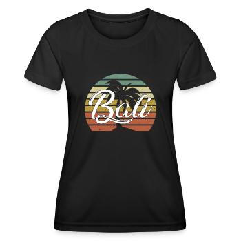 Bali - Indonesien - Frauen Funktions-T-Shirt - Schwarz - Vorne - AI Model Female 172 light (172cm)