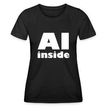 Clever - Frauen Funktions-T-Shirt - Schwarz - Vorne - AI Model Female 172 light (172cm)