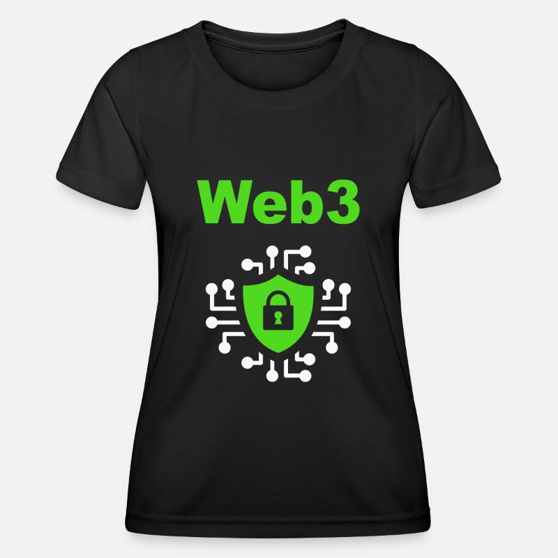 Web3 Cryptocurrency Blockchain Software Developer - Frauen Funktions-T-Shirt - Schwarz