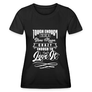 Artisans Sculpteurs - T-shirt sport Femme - noir - Devant - AI Model Female 172 light (172cm)