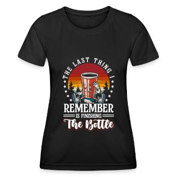 Celebration Alcohol Party Party - Women's Functional T-Shirt - black - Front - AI Model Female 172 light (172cm)