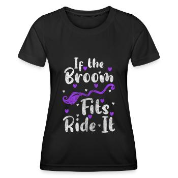 Hexen Walpurgisnacht Zaubern Wicca - Frauen Funktions-T-Shirt - Schwarz - Vorne - AI Model Female 172 light (172cm)