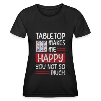 Spiel Nerd Spieler - Frauen Funktions-T-Shirt - Schwarz - Vorne - AI Model Female 172 light (172cm)