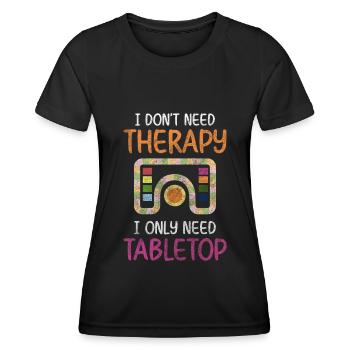 Spiele Brettspieler Spieler - Frauen Funktions-T-Shirt - Schwarz - Vorne - AI Model Female 172 light (172cm)
