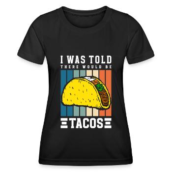 Mexican Hunger Latino Fiesta - T-shirt sport Femme - noir - Devant - AI Model Female 172 light (172cm)
